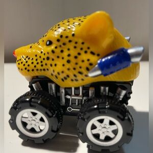 ANKYO Leopard Pull Back Animal Pull Back Friction Car Vehicle Toy